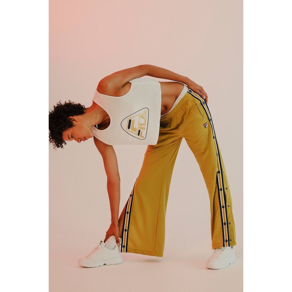 Yellow Fila size: S women track pants!! from: UO